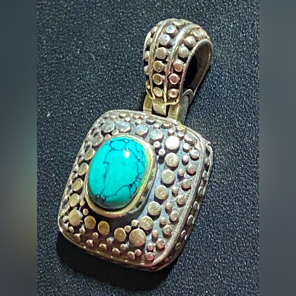 Sterling silver turquoise necklace
